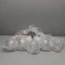 Linear Chandelier for Dining Room 5-Lights Kitchen Chandeliers Over Island Black and Gold Mid Century Seeded Glass Globe Pendant Light for Farmhouse, Sloped Ceiling, Living Room, Dia 39 Inch