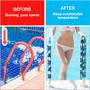 2 Pcs Pool Railing Covers 8 ft Slip Resistant Monstera Leaf Zip Style