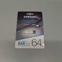 SAMSUNG BAR Plus 64GB - 300MB/s USB 3.1 Flash Drive Champagne Silver (MUF-64BE3/AM)