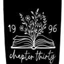 Chapter 30 1996 Tumbler for Men Dad Book Lovers Best Friend, 30th Birthday Gifts for Women Men, Bookish 30th Birthday Decorations Christmas Tumblers, 20 oz Insulated Coffee Mug, Black Travel Cup