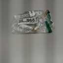 Toilet Handle Flush Rod Replacement Kit Ceramic Pull Handle 18mm/0.7inch Hole for Most Toilet Tank Lids (Gold)