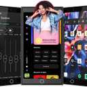 192GB 4.7" Touch Screen(1280P) Mp3 Player with Bluetooth and WiFi, Android 13 Music Player with Spotify,Pandora,Amazon Music,Bluetooth Mp3 Player with Camera,Mp3 & Mp4 Players for Kids