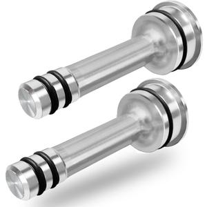 2Pack 6l80 Thermostat Bypass Kit, Thermal Bypass Valve 6l80 Compatible with 6L80 6L90 and 8L90 Transmission Thermostat Bypass Tool with Buna O-rings CNC Machined Aluminum