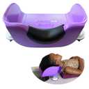 Shampoo Buddy Portable Hair Wash Basin for Children, Toddlers, Kids, Teens | Portable Shampoo Bowl for use on Bathtub or Sink (Purple)