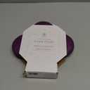 Gaiam Yoga Knee Pads (Set of 2) - Yoga Props and Accessories for Women/Men Cushions Knees and Elbows for Fitness, Travel, Meditation, Kneeling, Balance, Floor, Pilates (Purple)