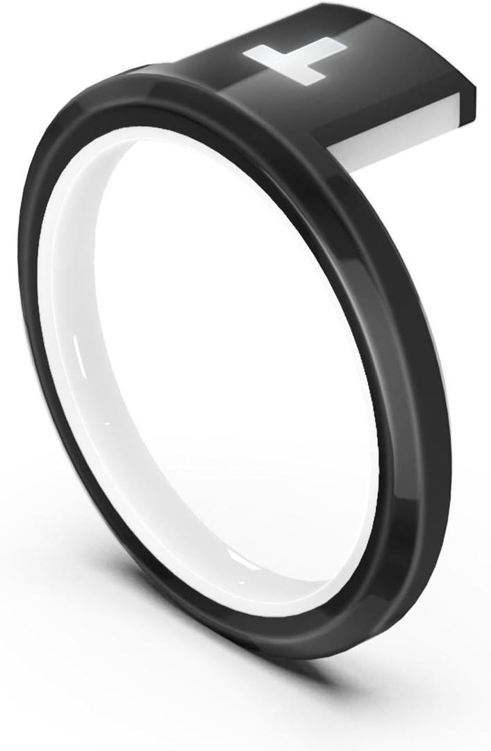 T1 Smart Ring Tesla Edition Premium Car Key Replacement for Model 3 Y S X Cybertruck & Many NFC Functions for iPhone Android of Wearable Technology Device (Size M)