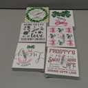 St Patrick's Day Decorations Irish Blessing Sign Irish Blessing Gifts St Patrick's Day Tiered Tray Decorations Shamrock Decorations, Tray Object for Home Table Desk Office Party Decor Mix Of 6