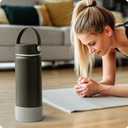 2 x Silicone Boot for Stanley 40 30 oz for Hydro Flask Water Bottle 12-24oz, Anti Slip Bottom Cover Sleeve for More Bottles/Tumblers Bottom of 2.83-2.95in (Yellow)