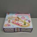 Lehoo Castle Wooden Train Set, Unicorn Train Set for Toddlers 2-4, Wooden Train Track Toddler Girl Toys Pink Train Fantasy Toys for 3 4 5 6 Year Old Girl