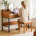 Sopicoz Wood Bed Risers (2 inch Round 4pcs)