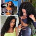 Knotless Pre-Separated Water Wave Human Hair Feather Crochet Hair Extensions Lightweight Reusable Crochet Hair Extensions Natural Color 16inch 120g