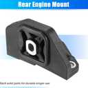 X AUTOHAUX Engine Motor Mount 50870-SDB-A02 for Honda Accord 2003-2007 Transmission Mounting Upper Engine Mounting Rubber 1 Pcs
