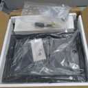 IBUYKE Wall Mounted Folding Table, Floating Wall Desk for Small Spaces, Fold Down Laundry Shelf with Heavy-Duty Brackets, Wall Table for Home Office/Bar/Kitchen/Dining Black UTVT005B