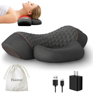 3-in-1 Neck Massager Pillow,Cervical PillowMemory Foam Pillows3D Ergonomic Cervical Pillow for Neck Back Shoulder Pain Relief