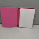Akkerds Case Compatible with iPad 10.2 Inch 2021/2020/2019, for iPad 9th/8th/7th Generation Case with Pencil Holder, Protective Cover with Soft TPU Back, Auto Sleep/Wake, Rose