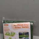 LOOBANI Dog Grass Pee Pads, Artificial Dog Grass Pads for Potty Tray, Fake Grass for Dogs to Pee On, Outdoor Indoor Pee Grass for Dog Potty(14*18 inch)