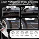 Black Touch Up Paint for Cars, Color Accurate Car Touch Up Paint, Professional Automotive Scratch Repair, Lasting Auto Scratch Remover, Quick Dry, Easy to Use, Safe and Waterproof, Versatile Use