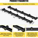 VELPAX Heavy Duty Boat Trailer Roller,Steel Bottom Support,Withstand 2000 LBS Boat Storage Trailer,Trailer Roller, Boat Trailer Bunks for Boats, Small Motors, Sailboats