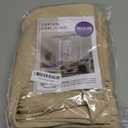 MIULEE Room Darkening Curtains Thermal Insulated Drapes Solid Window Treatment Set Grommet Top Light Blocking Blackout Curtain for Living Room/Bedroom 2 Panels 42 x 63 inch Beige