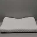 Derila King Size Neck Pillow for Sleeping, Ergonomic & Cervical Pillow for Neck Support & Relief, Memory Foam Side Sleeper Pillows, Bed Contour Pillows for Back, Stomach Sleepers (King Size (23.6" x 13.4" x 4.3"), 1 Pillow_white)