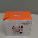 Mini Karaoke Machine, Portable Bluetooth Karaoke Speaker with 2 Wireless Microphones and Party Lights for Kids and Adults, Birthday Gifts for Girls Boys Family Home Party (Black 2 Mics)