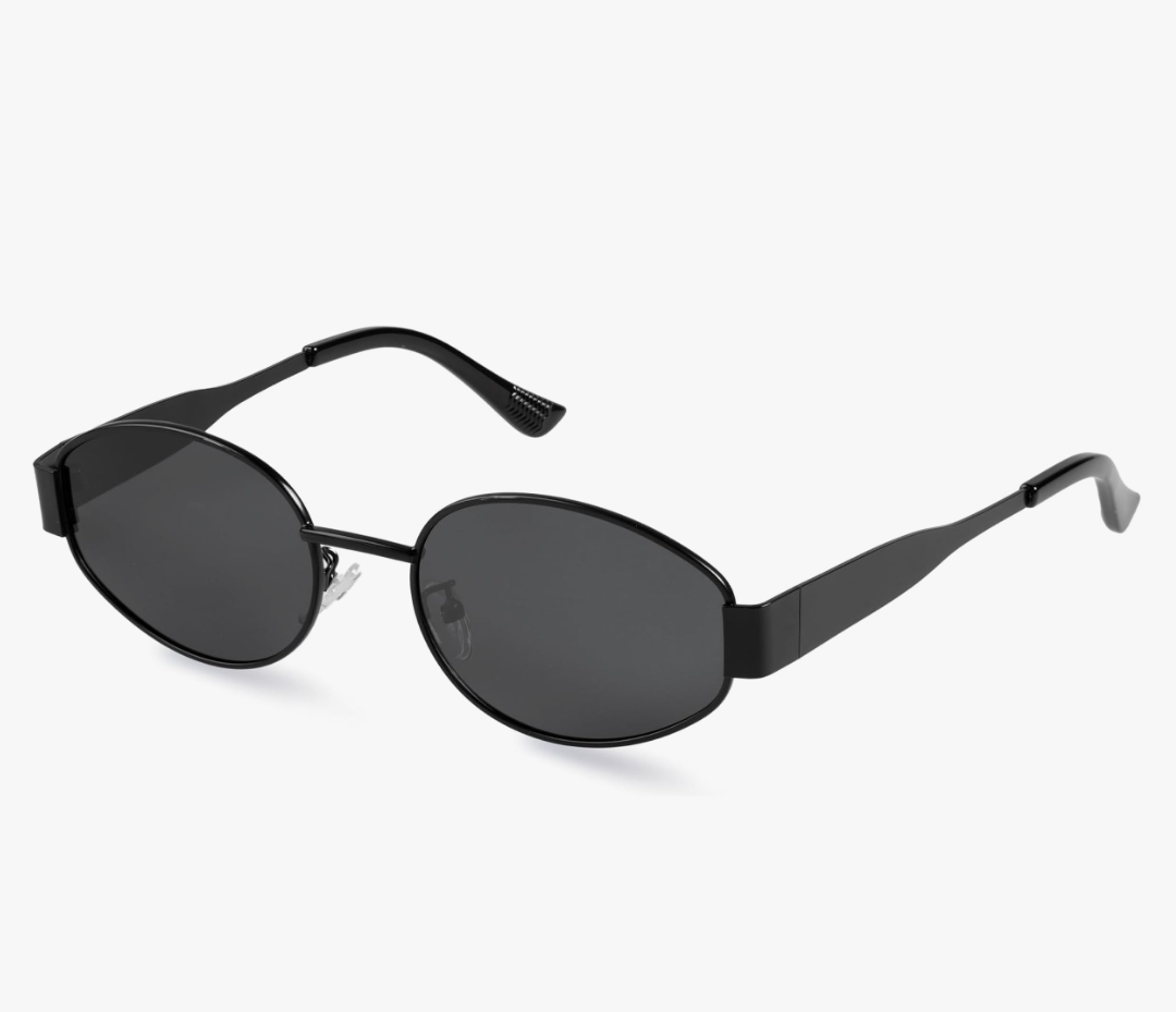 livho 2025 Trendy Oval Sunglasses - Stylish Polarized Shades for Everyday - Retro Metal Frames