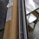 CHICOLOGY Cordless Mini Blinds for Indoor Windows, 59" W x 48" H, Gray Vinyl 1" Slats with Tilt Wand, Light Filtering to Room Darkening, Moisture-Resistant, Child-Safe, Screw-Mount Installation (Gray (Commercial Grade))