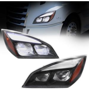 LED Headlights assembly Fit for 2018-2024 Freightliner Cascadia pair