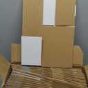WIFTREY 8x6x4 Small Shipping Boxes 25 Pack for Mailing,Packing, White Corrugated Cardboard Boxes for Small Business
