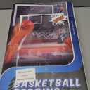 Indoor Basketball Hoop Boys Gifts for Teens Door Room Basketball Hoop Mini Hoop with Scoreboard, 3 Balls and Batteries Basketball Toys for 8 9 10 11 12