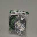 GENIQUE Real/Genuine Round Braided Leather Cord String Rope Folded, Leather Rope for Crafts, Jewelry Making, Necklace, Bracelets (5 Metres) (5mm, Black Distressed)