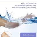 Sosation 50 Pcs Waterproof Arm Cast Cover for Shower Bath, Arm Cast Sleeve Protector, Adult Long Cast Bandage Protector Bag Covers for Shower Broken Wound Wrists Elbow(35.4 Inch)