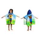 Franco Paw Patrol Kids Beach/Pool/Bath/Camping Hooded Towel Poncho 24" X 22", Absorbent Cotton Cover up, (Official Nickelodeon Product)