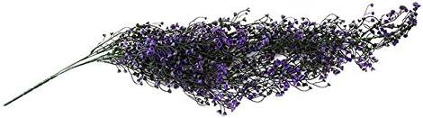 Sunnyskar Flower 1pc 80 Cm Home Artificial Rattans Decorative Flowers Wall Mounted Plant Plastic Wicke Plant Wedding Vine Fake Greenery - (Color: Pruple; Size: 2pcs)