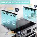 T-Shape Stove Gap Covers Stainless Steel, 2 Pack Stove Gap Filler Easy Retractable Length 13.8" to 27.5", Width 1.85" - ALMCALS Oven Gap Filler Stove Guards Range Trim Kit