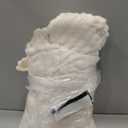 BEDELITE King Size Blanket for Bed, 300GSM Soft & Warm Fleece Blanket, Decorative and Giftable Striped Cream White Blankets for Women, Men, 108"x90"