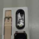 Smart Watch for Men Women Compatible with iPhone Samsung Android Phone 1.69 inch Full Touch Screen IP68 Waterproof Bluetooh Fitness Tracker Heart Rate/Sleep Monitor (Gold)