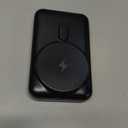 Essri Wireless Magnetic Power Bank 10000mAh,Portable Charger with Built in Cable, PD 22.5W Fast Charging for Magsafe Battery Pack with Stand for iPhone 16/15 /14/13 /12 Series, 1Pack-Black