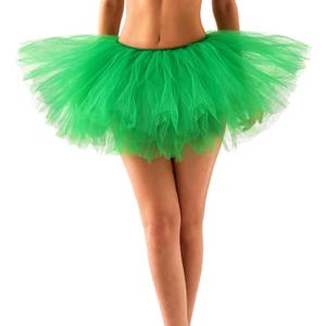 Spooktacular Creations Women Tutu Skirt Costume Adult Halloween Tutus for Halloween Costume Cosplay Party (Green)