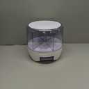 XIYAO 20Lbs large Grain dispenser 360Rotating Rice Food Dispenser 6 Grids rice container rotatable Beans Containers Storage with Sealed lid for Peanut Barley Millet and Cereal