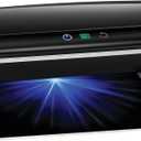 Fellowes Laminator Venus 2 125, Rapid 30-60 Second Warm-up Laminating Machine, with Laminating Pouches Kit (5734801), Black, Silver, 5.1" x 21.3" x 8.2"