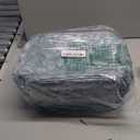 OCHEAL Makeup Bag Set, Portable Travel Makeup Bags Cosmetic Organizer Bag for Women Cute Floral Cosmetic Pouch Large Capacity Make up Bag PU Leather Toiletry Bags with Divider and Handle-Blue