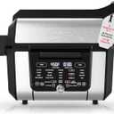 Foodgenie Gourmax Pro One Cooking Device - All-in-One Oven, Smokeless Grill, Air Fryer, Griddle, Cooker & More  16 Preset Functions, Smart Temperature Control, Dual Surface, Dishwasher Safe, 1500W