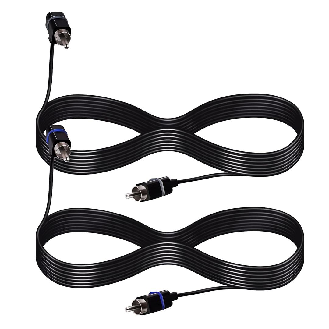 2Pcs Satellite Speaker Cable (Grey & Blue) Compatible with Vizio V51 M51 SB3651 SB36514 SB4051 SB4251, Length: 24.4 Feet (Blue + Gray)