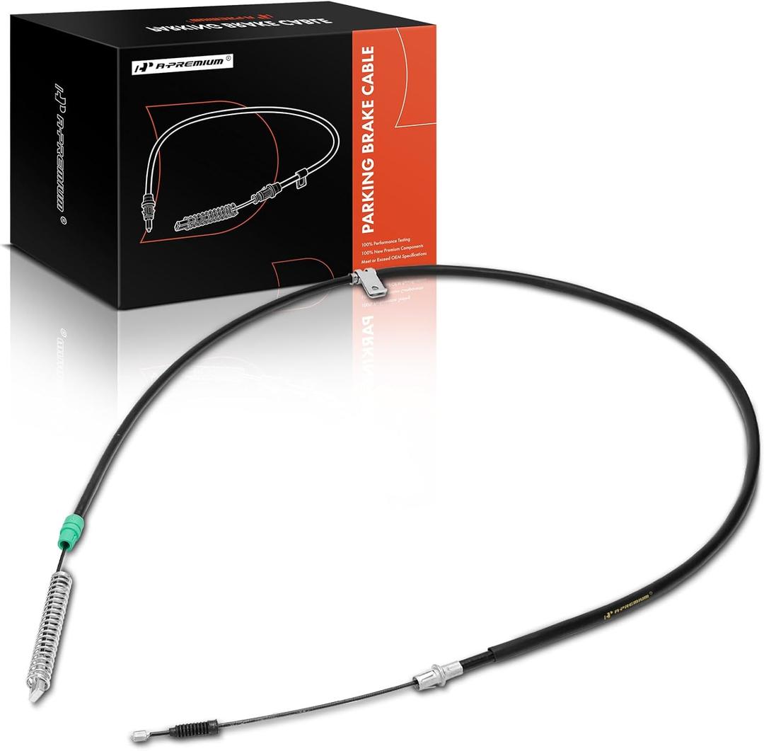 A-Premium Rear Driver Side Parking Brake Cable Assembly Compatible with Chevrolet & GMC Models: Silverado 1500, Sierra 1500, 2009-2013, Replace# 20848616, 22851205
