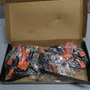 HORUSDY 6-Pack Wood Clamps for Woodworking, 12" and 6" Bar Clamps, Wood Working Clamp Sets, Quick Clamps F Clamp with 150 LBS Load Limit (6-Pack)