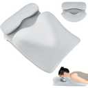 Comfitech Eye Face Down Massage Prone Pillow with Larger Airflow Gap for Sleeping, Bed Stomach Sleepers with Memory Foam and Removable Cover