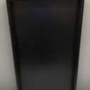 Mumufy 24 x 13 Inch Rectangle Walnut Wood Ottoman Tray Natural Handmade Decorative Serving for Tea Coffee Classic Wooden Walnut Living Room Cafe (Black)