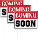 3 Pcs Coming Soon Lawn Yard Sign 15.8" x 11.8" Yard Sign