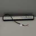 Nilight - ZH003 20Inch 126W Spot Flood Combo Led Light Bar 4PCS 4Inch 18W Spot LED Pods Fog Lights for Jeep Wrangler Boat Truck Tractor Trailer Off-Road (Light Bar Only)